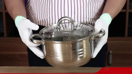 Wholesale Customized Home Kitchen Ware Casserole Ss Saucepan Stainless Steel Cooking Pot Cookware Set