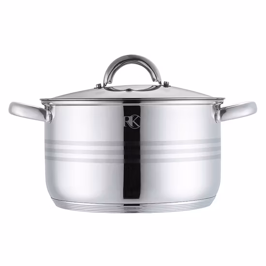 Wholesale Customized Home Kitchen Ware Casserole Ss Saucepan Stainless Steel Cooking Pot Cookware Set