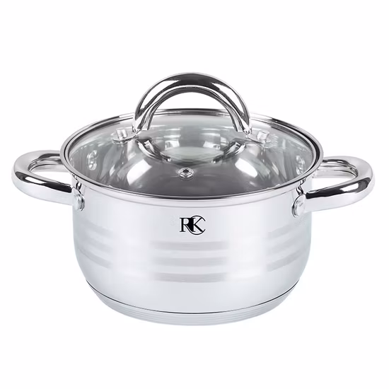 Wholesale Customized Home Kitchen Ware Casserole Ss Saucepan Stainless Steel Cooking Pot Cookware Set