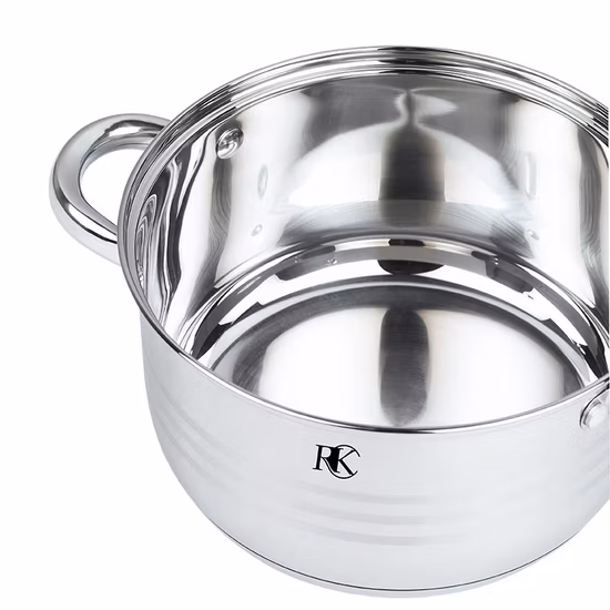Wholesale Customized Home Kitchen Ware Casserole Ss Saucepan Stainless Steel Cooking Pot Cookware Set